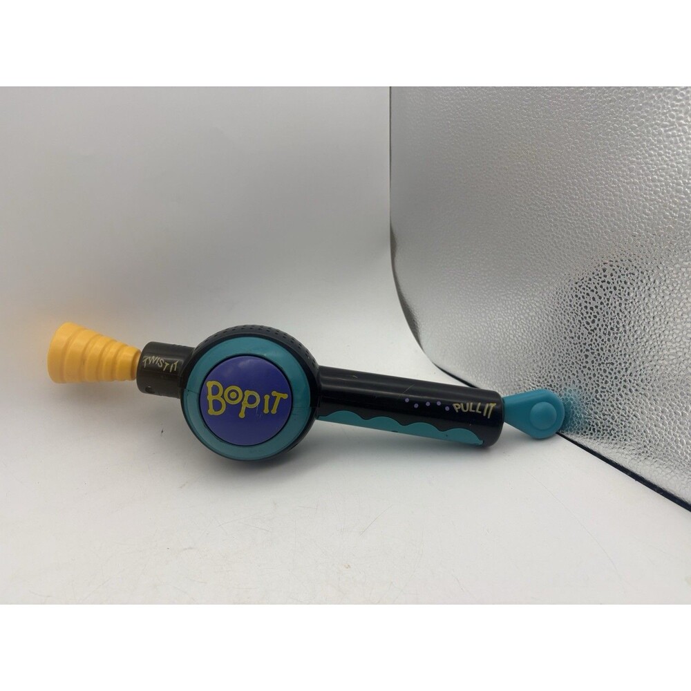 Vintage Bop It Electronic Handheld Game Hasbro Tested Works 1996